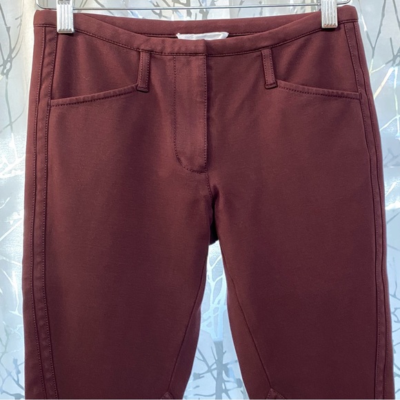 3.1 Phillip Lim Jodhpur BROWN ankle zipper zip skinny leg stretch pants leggings - Picture 6 of 16